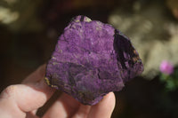 Natural Metallic Purpurite Cobbed Specimens x 12 From Erongo, Namibia