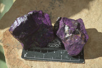 Natural Metallic Purpurite Cobbed Specimens x 12 From Erongo, Namibia