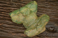 Polished  Green Verdite Gorilla Carving  x 1 From Zimbabwe