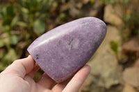 Polished Deep Dark and Light Purple Lepidolite Mica Free Forms  x 3 From Zimbabwe - TopRock