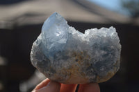 Natural Blue Celestite Crystal Specimens  x 6 From Sakoany, Madagascar