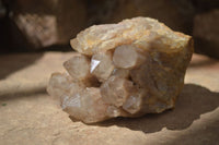 Natural Cascading White Phantom Smokey Quartz Clusters  x 4 From Luena, Congo - Toprock Gemstones and Minerals 