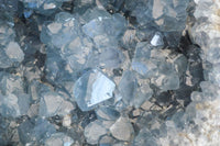 Natural Extra Large Blue Celestite Geode Specimen  x 1 From Sakoany, Madagascar