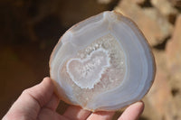 Polished Highly Selected Agate Slices With Stunning Patterns  x 6 From Madagascar