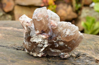 Natural Multi Terminated Smokey Quartz Floater Crystal Specimen  x 1 From Mt. Mulanje, Malawi - TopRock