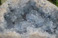 Natural Large Blue Celestite Geode With Gemmy Centred Crystals  x 1 From Sakoany, Madagascar