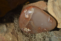 Polished Extra Large Strawberry Agate Free Forms  x 2 From KZN, South Africa