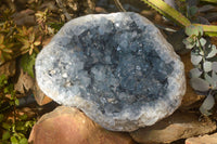 Natural Extra Large Blue Celestite Geode Specimen  x 1 From Sakoany, Madagascar