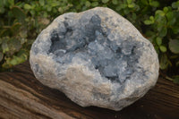 Natural Large Blue Celestite Geode With Gemmy Centred Crystals  x 1 From Sakoany, Madagascar