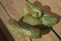 Polished  Green Verdite Gorilla Carving  x 1 From Zimbabwe