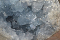 Natural Large Blue Celestite Geode With Gemmy Centred Crystals  x 1 From Sakoany, Madagascar