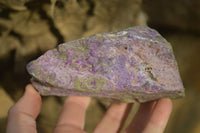 Natural Rough Stichtite & Serpentine Specimens x 3 From Barberton, South Africa