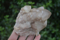 Natural Cascading White Phantom Smokey Quartz Clusters  x 3 From Luena, Congo - Toprock Gemstones and Minerals 