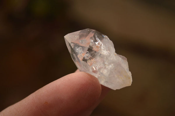 Natural Small Semi Optic Clear Brandberg Quartz Crystals x 70 From Brandberg, Namibia