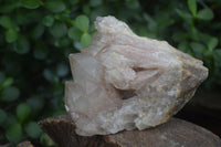 Natural Cascading White Phantom Smokey Quartz Clusters  x 3 From Luena, Congo - Toprock Gemstones and Minerals 