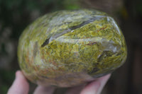 Natural Large Green Opal Standing Free Form  x 1 From Madagascar - Toprock Gemstones and Minerals 