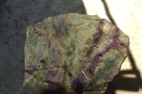 Polished Watermelon Fluorite Slices x 3 From Uis, Namibia - TopRock