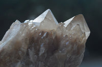 Natural Cascading White Phantom Smokey Quartz Clusters  x 6 From Luena, Congo - Toprock Gemstones and Minerals 