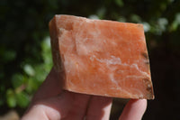 Natural New Sunset Orange Calcite Specimens  x 12 From Spitzkop, Namibia