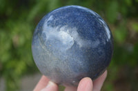 Polished Blue Lazulite Spheres  x 2 From Madagascar - Toprock Gemstones and Minerals 