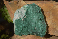 Natural Crystalline Malachite Specimens  x 3 From Congo