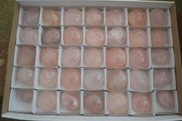 Polished Gemmy Pink Rose Quartz Palm Stones  x 35 From Ambatondrazaka, Madagascar - Toprock Gemstones and Minerals 