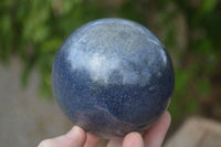 Polished Blue Lazulite Spheres  x 2 From Madagascar - Toprock Gemstones and Minerals 