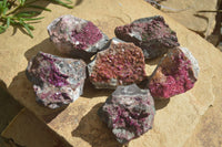 Natural Pink Salrose Cobaltion Dolomite Specimens  x 6 From Kakanda, Congo - Toprock Gemstones and Minerals 