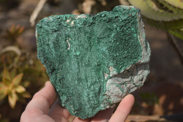 Natural Crystalline Malachite Specimens  x 3 From Congo