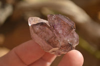 Natural Large Window Amethyst Crystal Specimens  x 12 From Chiredzi, Zimbabwe