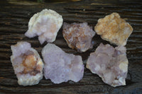 Natural Lovely Mixed Selection Of Spirit Quartz Clusters  x 6 From Boekenhouthoek, South Africa - Toprock Gemstones and Minerals 