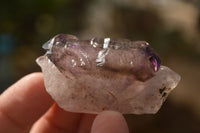 Natural Large Window Amethyst Crystal Specimens  x 12 From Chiredzi, Zimbabwe