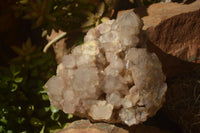 Natural Large Cascading White Phantom Smokey Quartz Cluster x 1 From Luena, Congo