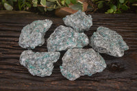 Natural Rare Emerald Mica In Matrix Cobbed Specimens x 6 From Mutoko, Zimbabwe