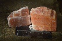 Natural New Sunset Orange Calcite Specimens  x 12 From Spitzkop, Namibia