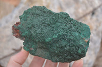 Natural Crystalline Malachite Specimens  x 2 From Congo