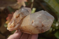 Natural Red Hematoid Quartz Clusters x 3 From Karoi, Zimbabwe