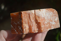 Natural New Sunset Orange Calcite Specimens  x 12 From Spitzkop, Namibia