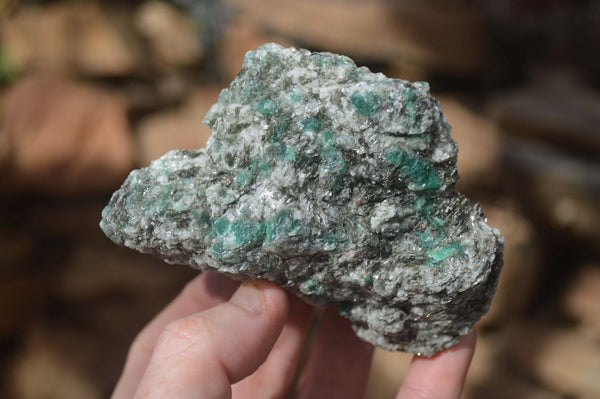 Natural Rare Emerald Mica In Matrix Cobbed Specimens x 6 From Mutoko, Zimbabwe