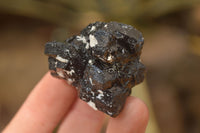 Natural Schorl Black Tourmaline Specimens With Hyalite On Some x 14 From Erongo, Namibia