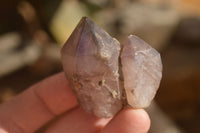 Natural Large Window Amethyst Crystal Specimens  x 12 From Chiredzi, Zimbabwe