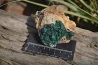 Natural Rare Ball Malachite On Drusy Quartz & Dolomite Specimens x 2 From Congo