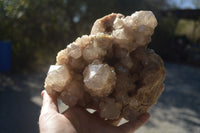 Natural Large Cascading White Phantom Smokey Quartz Cluster x 1 From Luena, Congo