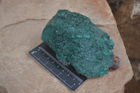 Natural Crystalline Malachite Specimens  x 2 From Congo