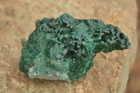 Natural Chatoyant Silky Malachite Specimens  x 3 From Congo - Toprock Gemstones and Minerals 