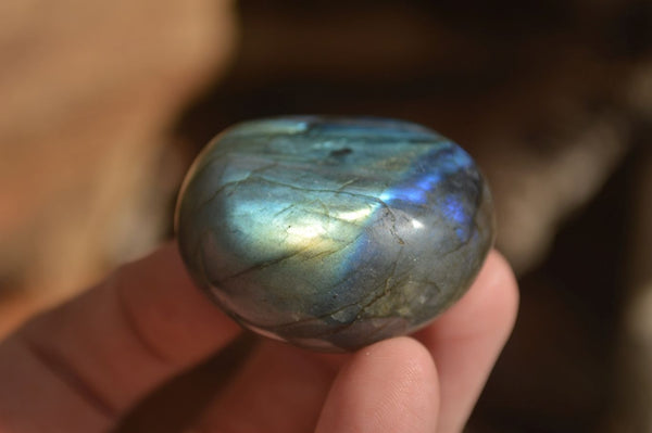 Polished Labradorite Galets (Palm Stones)  - Sold per 1 kg - From Tulear, Madagascar