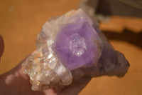 Natural Jacaranda Amethyst Clusters x 2 From Zambia