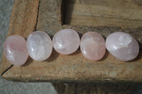 Polished Gemmy Pink Rose Quartz Palm Stones  x 35 From Ambatondrazaka, Madagascar - Toprock Gemstones and Minerals 