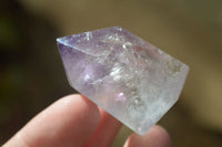 Polished Small Window Amethyst Points x 12 From Ankazobe, Madagascar