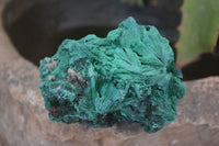 Natural Chatoyant Silky Malachite Specimens  x 6 From Kasompe, Congo - Toprock Gemstones and Minerals 